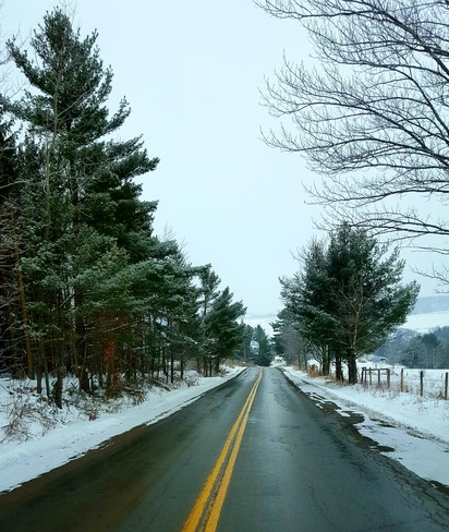 A snowy Saturday drive Jasper, NY