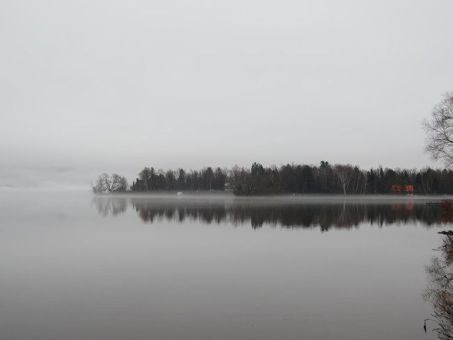 Brouillard Lac Magog