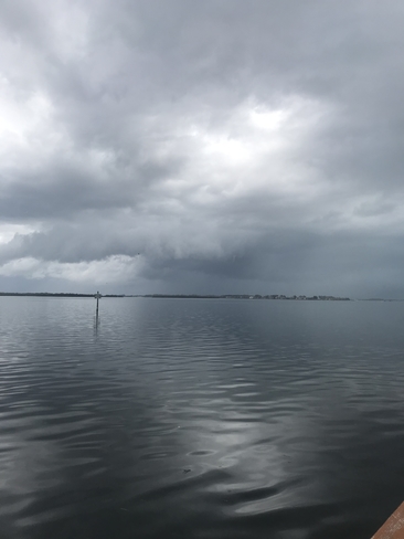 Incoming storm Holmes Beach, Florida, US
