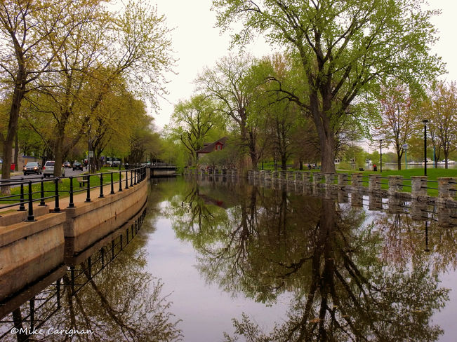 Quiet morning on the Lachine Canal. Lachine, Montreal, QC