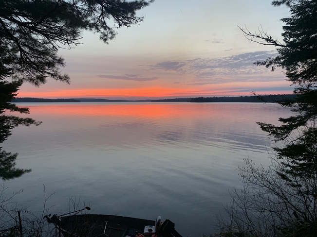 Sunrise over Opeongo Lake Algonquin, Ontario, CA