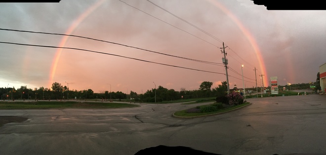 Beautiful full rainbow Orangeville, ON
