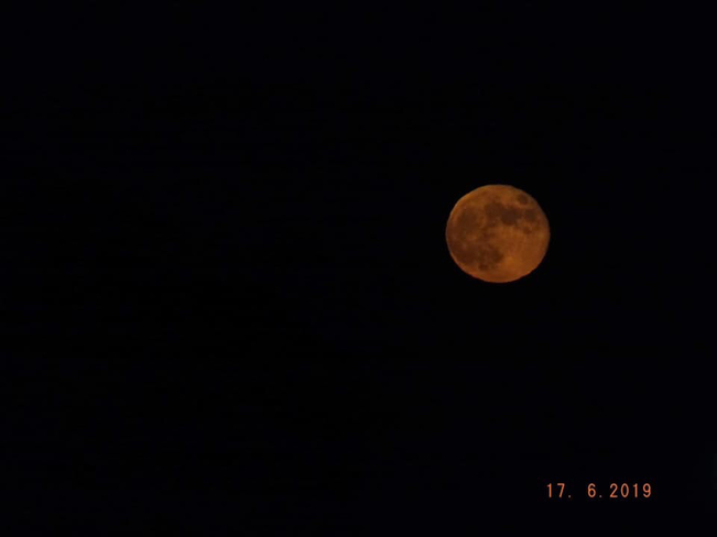 Pleine lune Stoke, Québec, CA