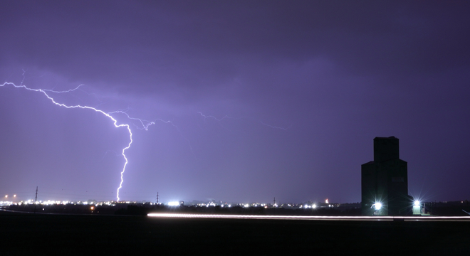 Nocturnal Thunderstorm Innisfail, Alberta, CA