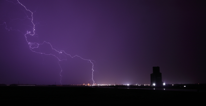 Nocturnal Thunderstorm Innisfail, Alberta, Canada