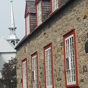Église et vieux presbytère Deschambault.