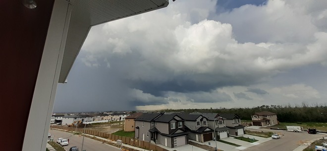 Severe thunderstorm Edmonton, AB