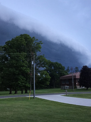 Cold Front Passing Through North Hall, Ontario