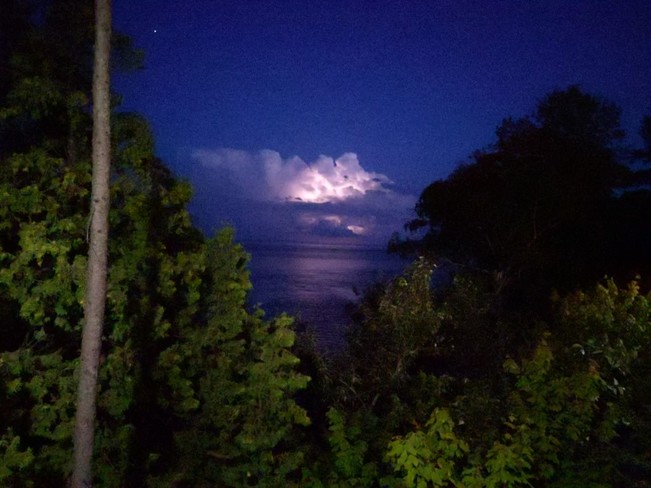 orage en vue La Malbaie--Pointe-au-Pic, QC