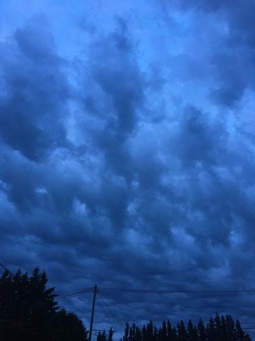 Evening clouds Roblin, Manitoba, CA