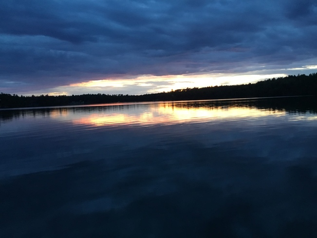 Crow Lake Sunset Ontario