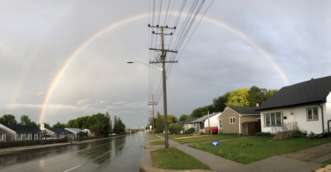 St. James Gorgeous Rainbow Winnipeg