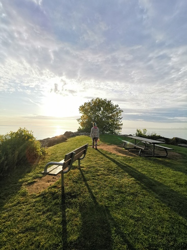 Beautiful morning by the lake Mississauga, ON