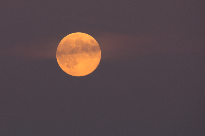 Lever de lune Sorel-Tracy, QC