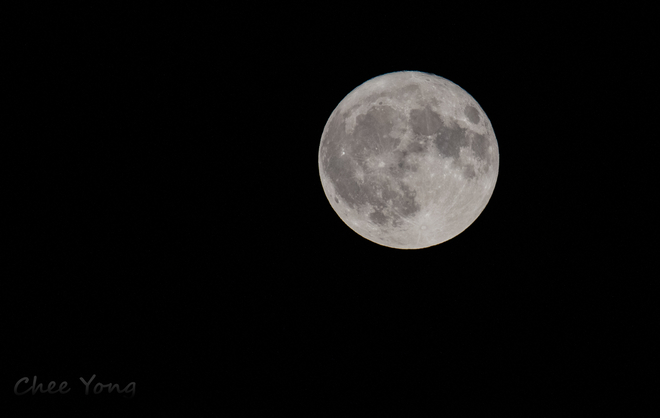 Full moon tonight Vancouver, British Columbia, CA
