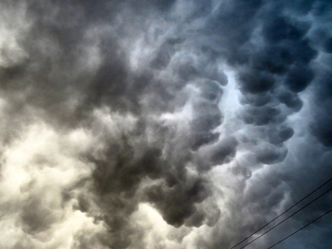 Mammatus Clouds Lucan, ON
