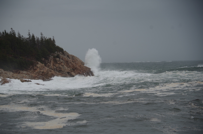Storm waves Herring Cove, Nova Scotia