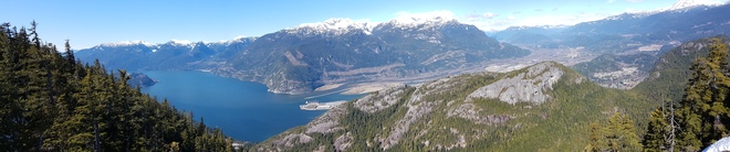 Howe Sound/Squamish from Sea to Sky Gondola Squamish, BC