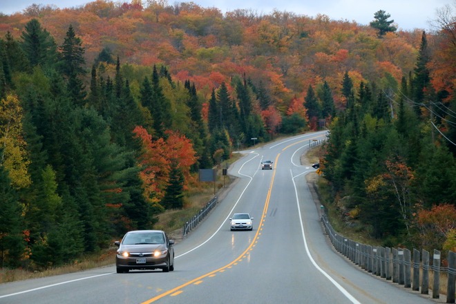 Fall drive. Cabot Trail, Pleasant Bay, Nova Scotia