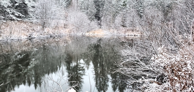 l'hiver qui dÃ©bute Lac-Supérieur, QC