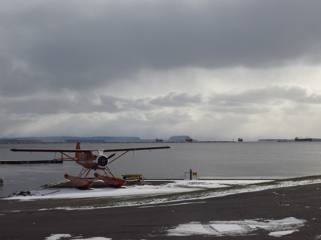same ships,different day Thunder Bay Water Aerodrome, 429 Shipyard Rd, Thunder Bay, ON P7A 7T8, Canada