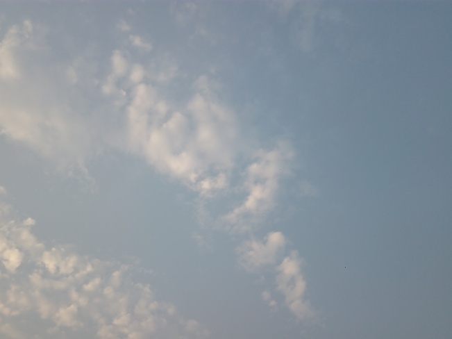 Shining clouds in India KONCH , Jalaun , Uttar Pradesh, India .