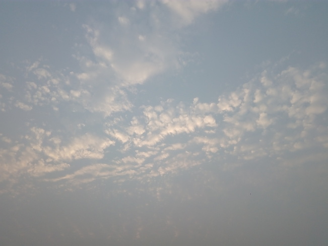 Shining clouds in India KONCH , Jalaun , Uttar Pradesh, India .