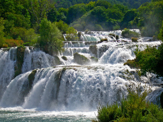 Krka Falls ~ Krka National Park ~ Croatia Krka National Park, Lozovac, Croatia