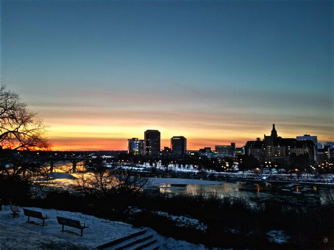 sunset glow Saskatoon, SK