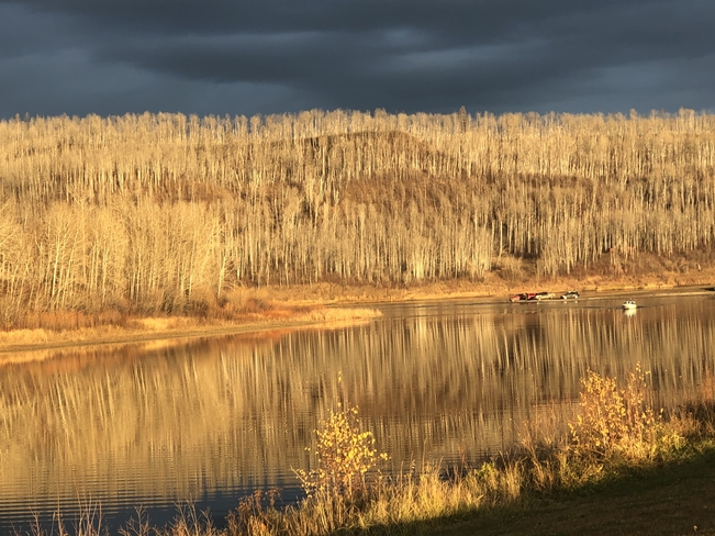 Golden sunset on the Snye Fort McMurray, Alberta | T9H 1N7
