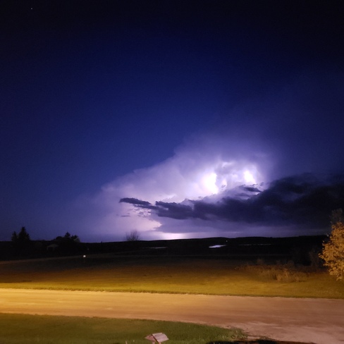 lightning strike Meacham, SK