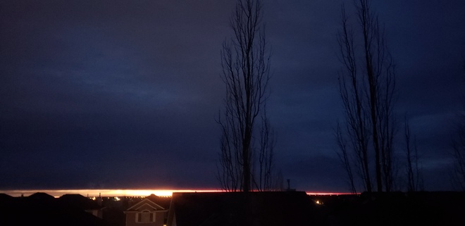 Sunrise during Chinook Calgary, AB