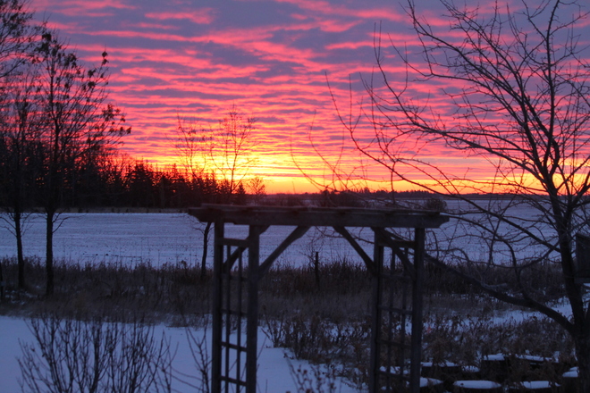 Sunrise in Stages Oakbank, MB