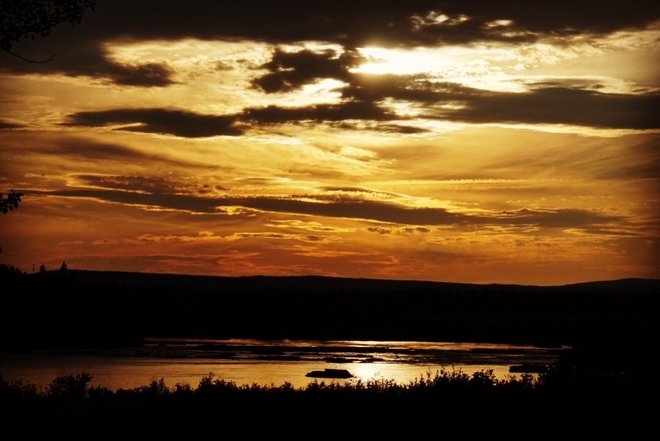 Sunset over the Expliots Grand Falls-Windsor, Newfoundland and Labrador | A2A 0A7