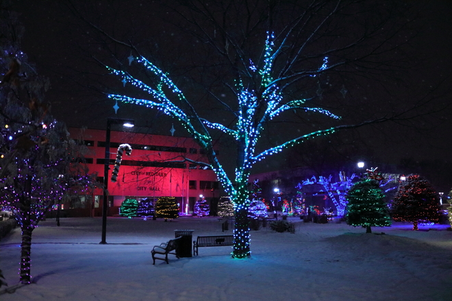 Christmas Lights Display Red Deer, Alberta, Canada