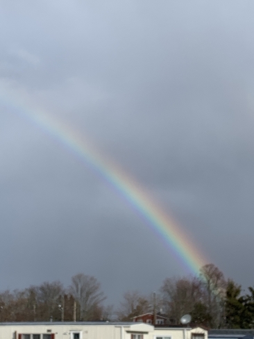December rainbow Bible Hill, Nova Scotia, CA