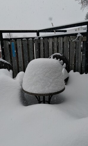 Just a bit of snow! Thunder Bay, ON