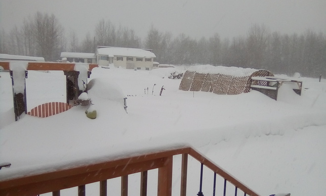 snowstorm Chapleau, ON