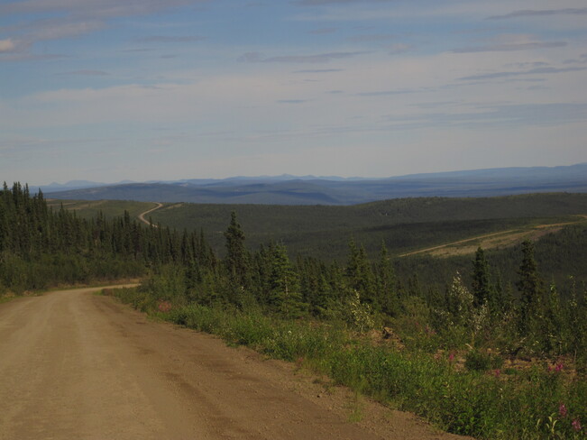 View from the Goldensides Mountain Goldensides Mountain, Unorganized Yukon, YT