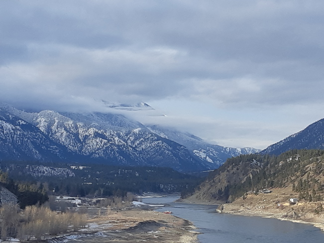 Meeting of the Thompson and Fraser Rivers at Lytton Lytton, BC