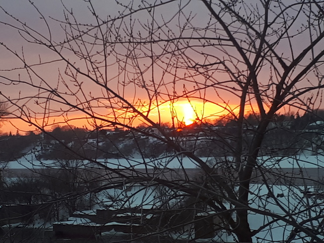 coucher de soleil Montréal-Nord, QC