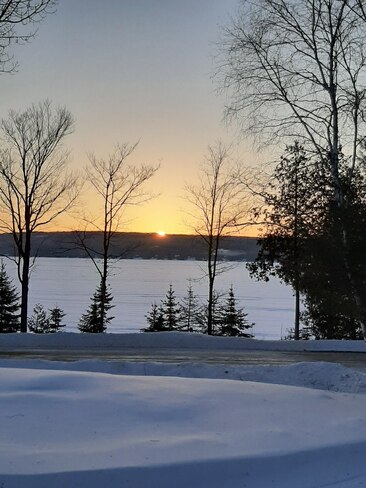 Sunrise on Maple Lake Algonquin Highlands, ON
