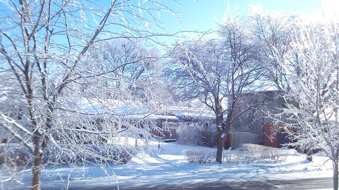 Paysage hiver magnifique Lanaudière, QC
