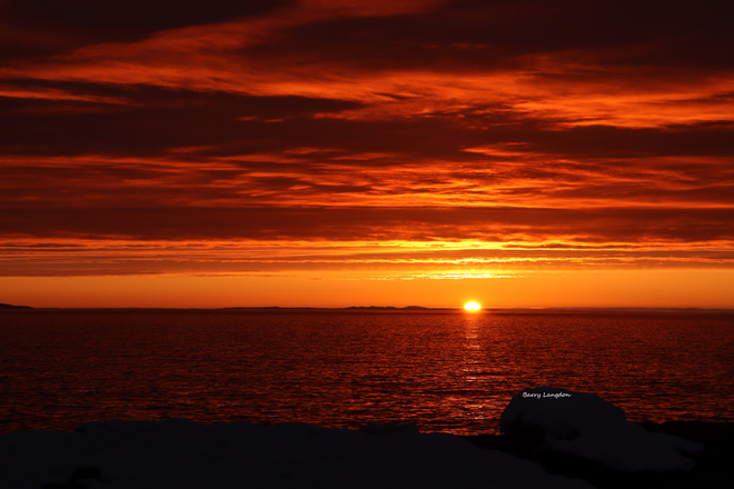 Sunset in Bonavista on March 28th 2020 Bonavista, Newfoundland and Labrador