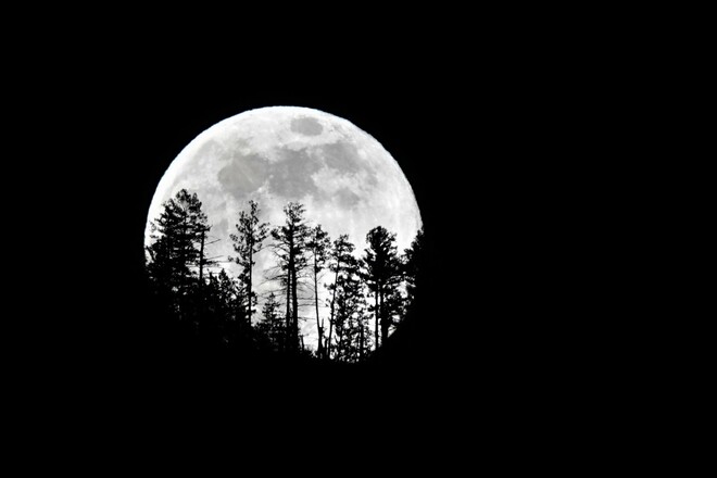 Strawberry Hills Moon. Kamloops, BC