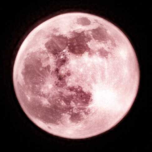 Pleine lune rose Sherbrooke, QC