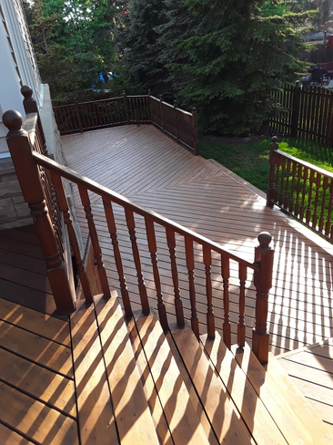 Deck sanded and stained! Centennial Scarborough, ON