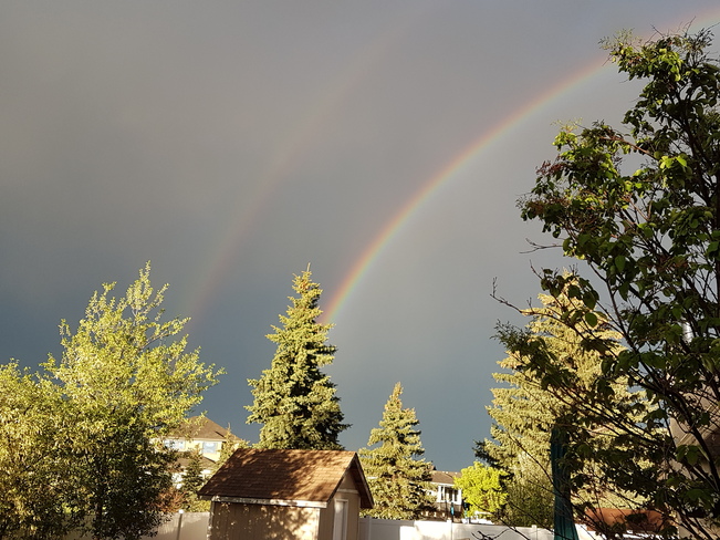 Two rainbows 110 Slater Rd, Pilot Butte, SK S0G 3Z0, Canada