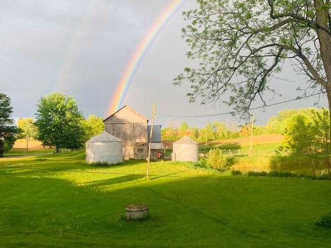 Rainbow at our Farm Lynden, Hamilton, ON