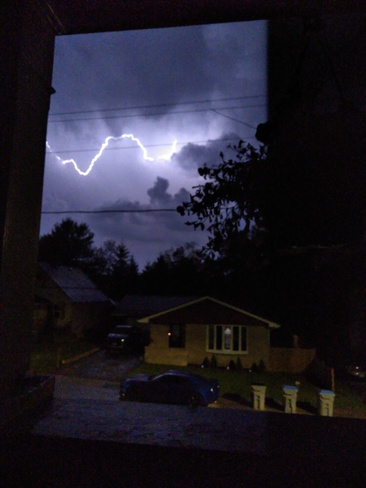 Lightning storm from my Upper Front balcony Milverton, ON